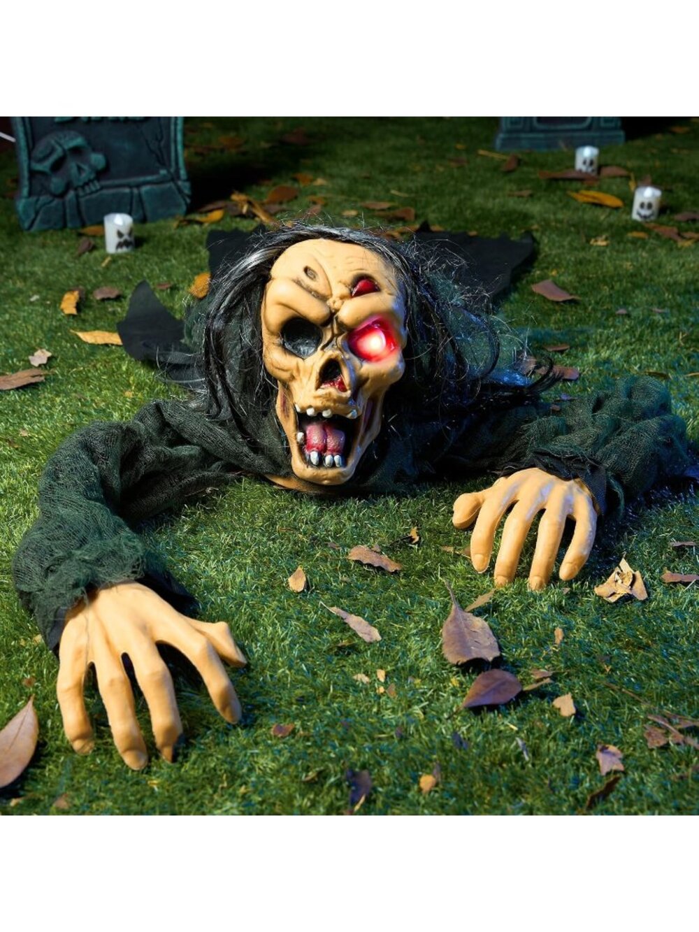 Halloween Zombie Decorations Marsh Stalker Outdoor Groundbreaker Outside Decor